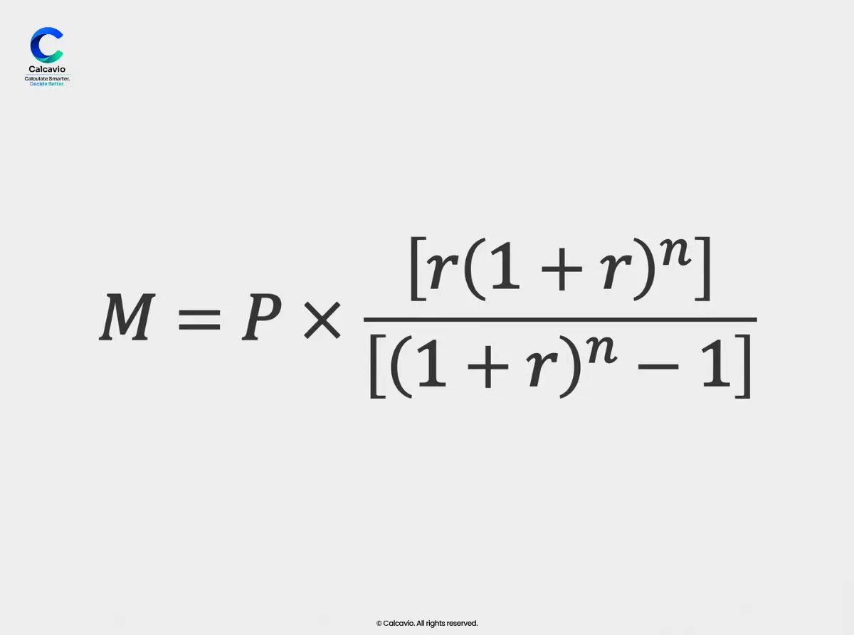 Mortgage payment calculation formula